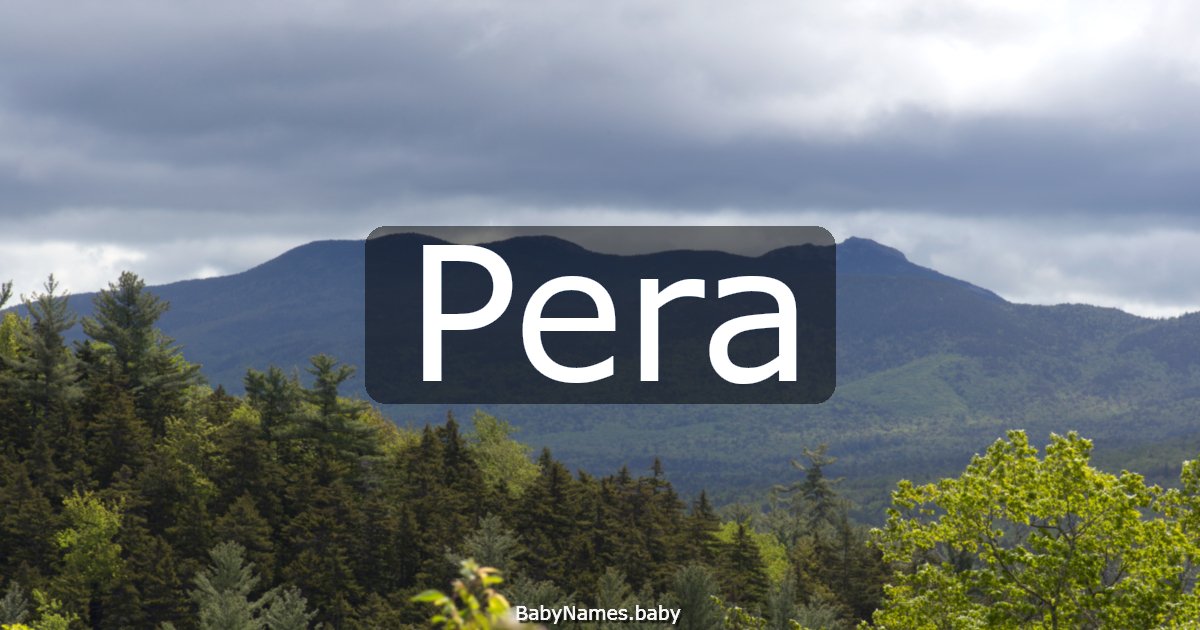Pera