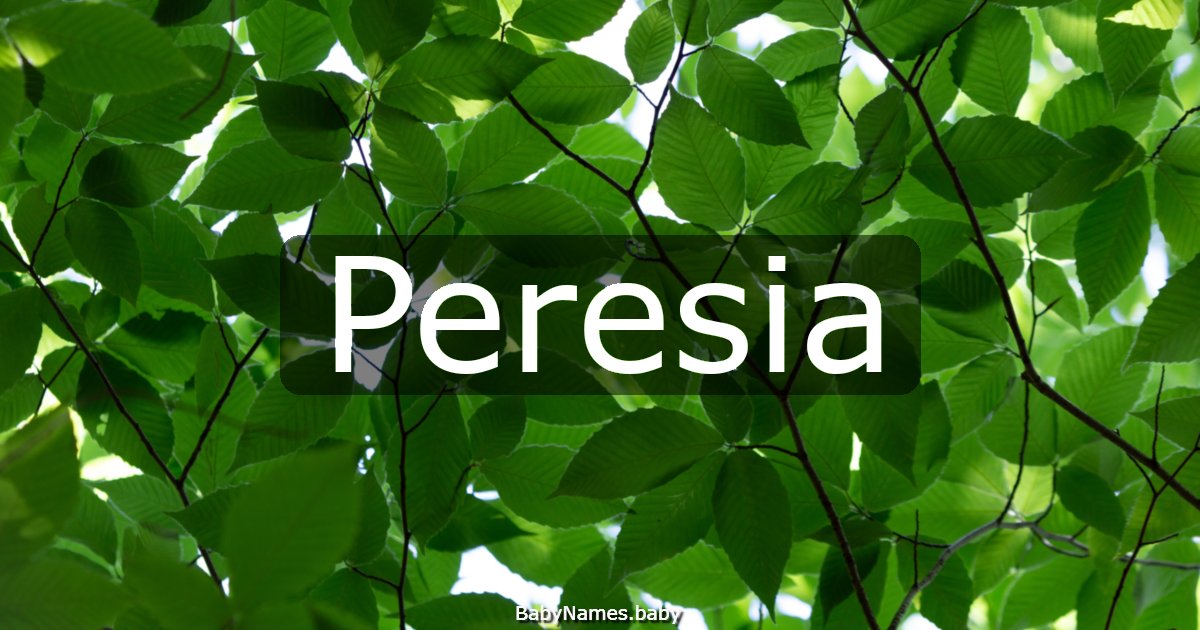 Peresia