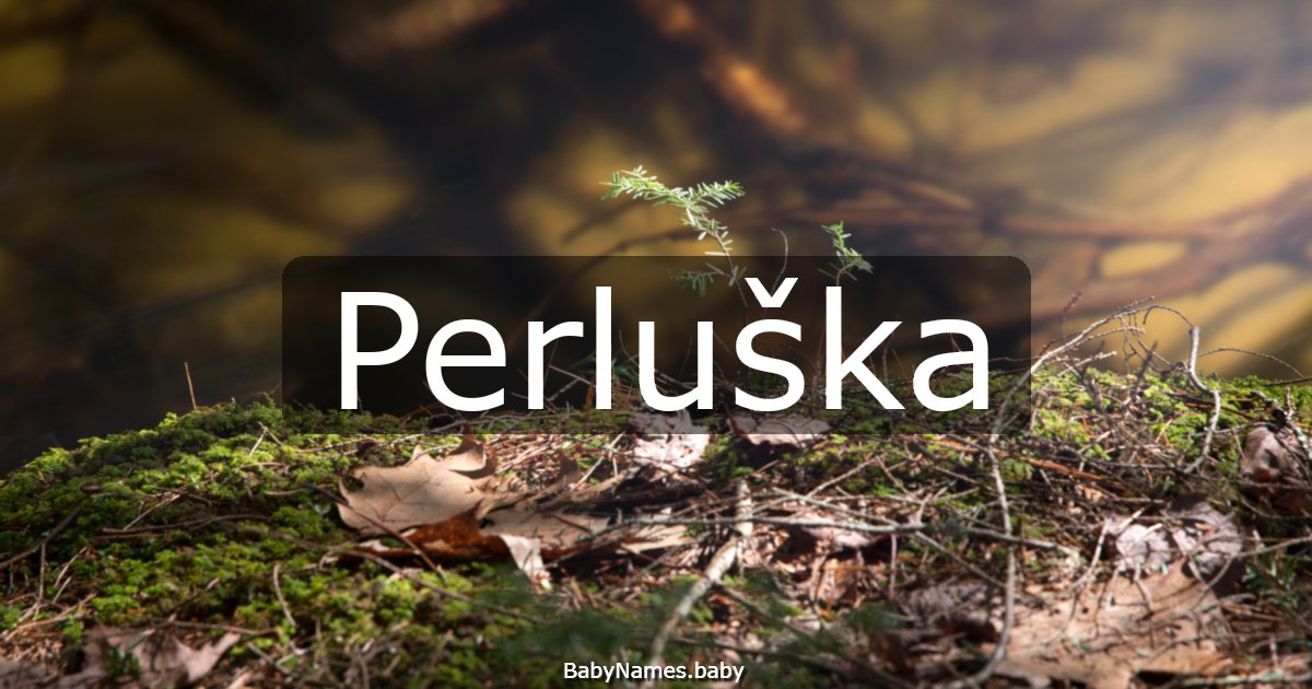 Perluška