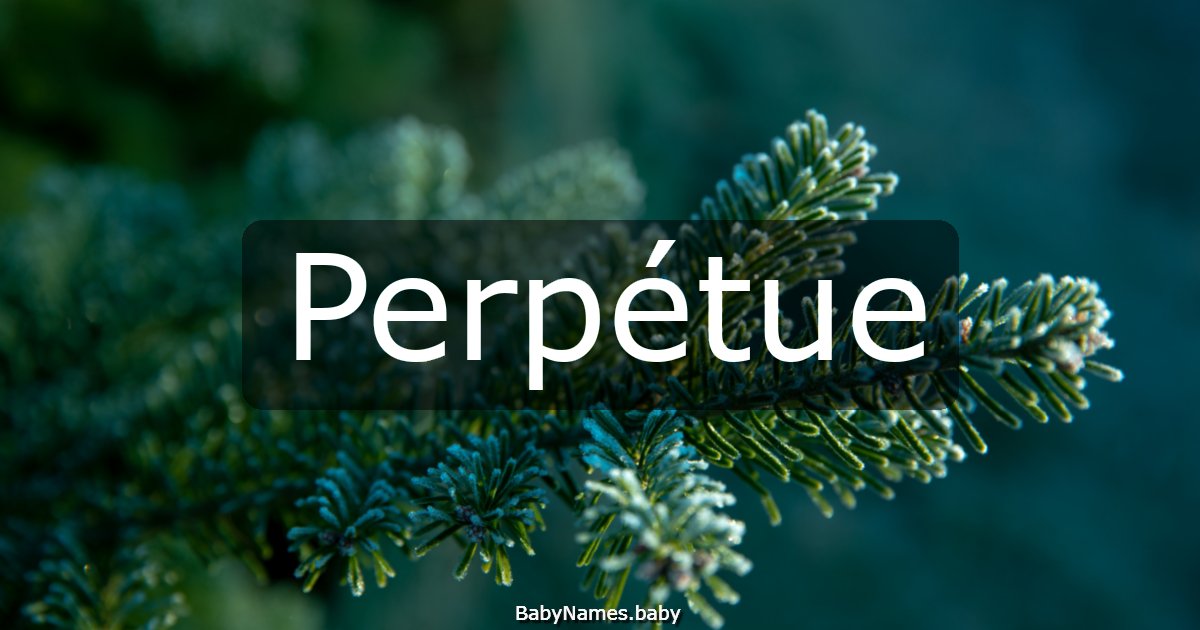 Perpétue