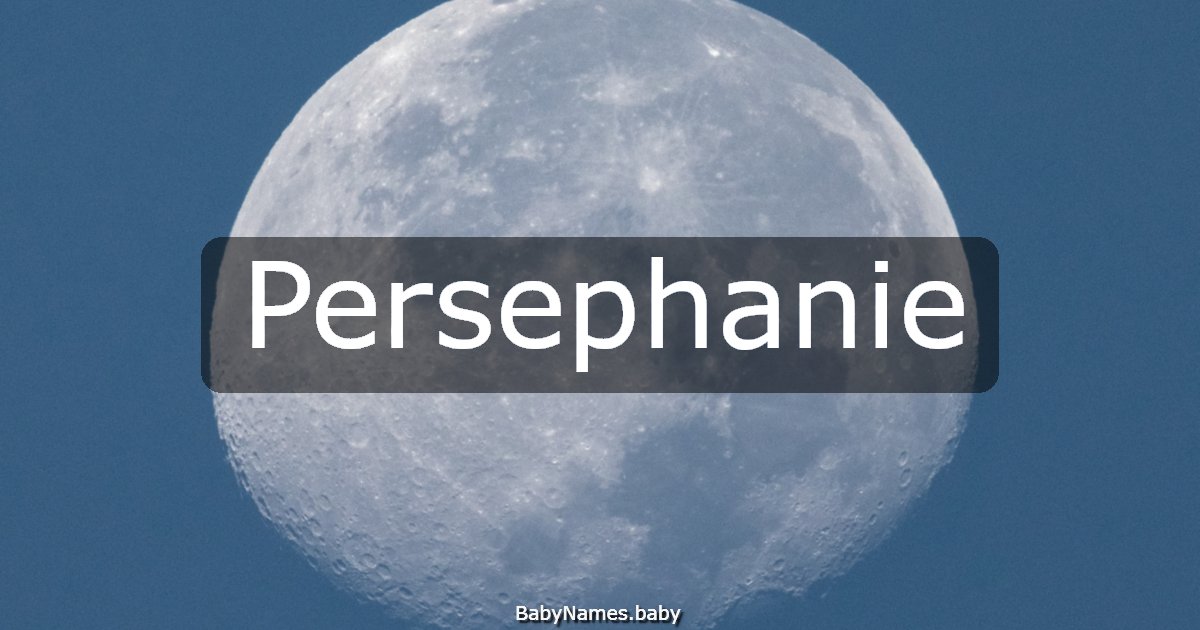 Persephanie
