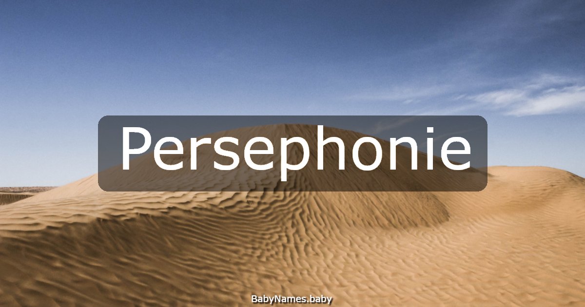 Persephonie