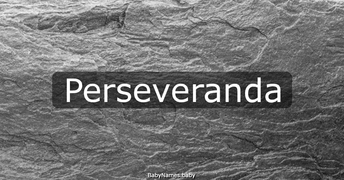 Perseveranda