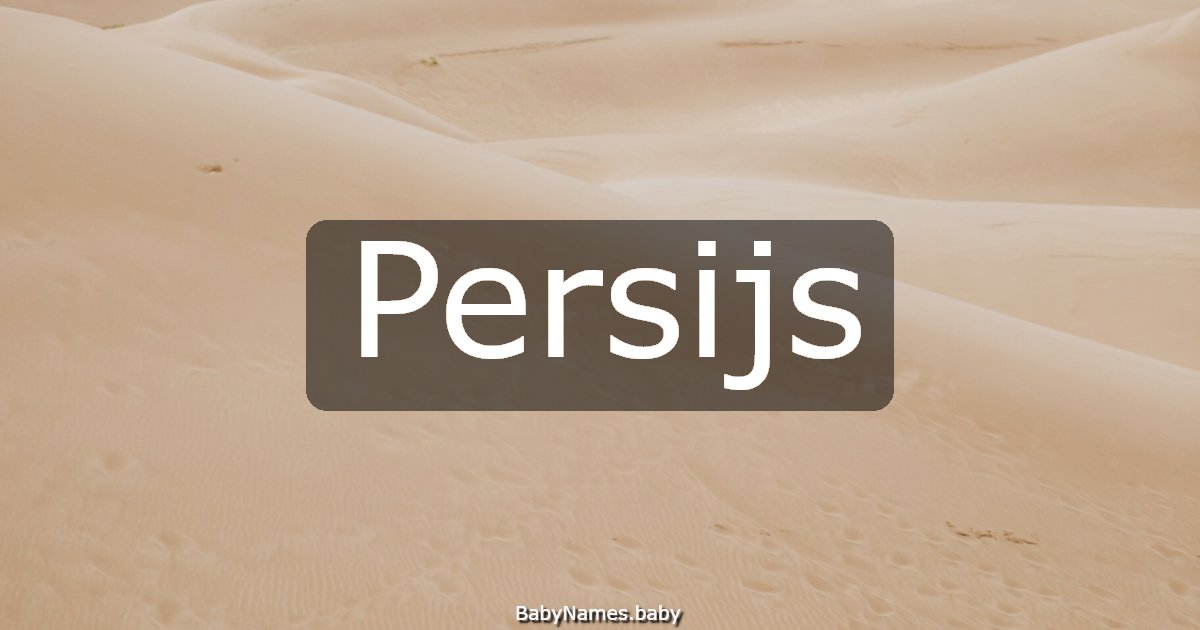 Persijs