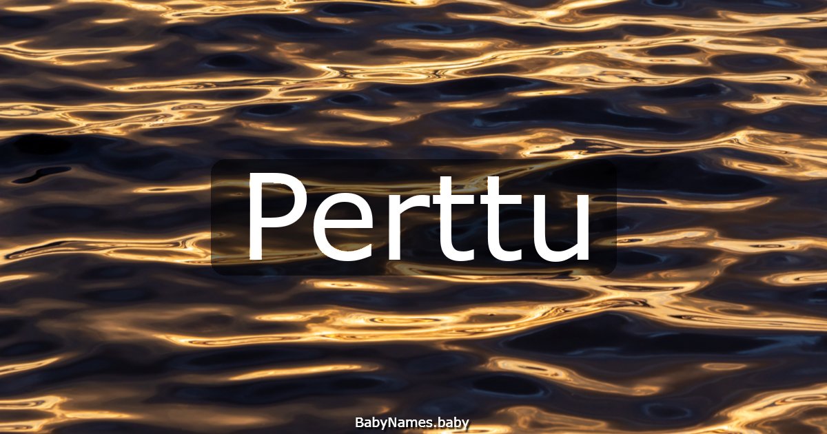Perttu