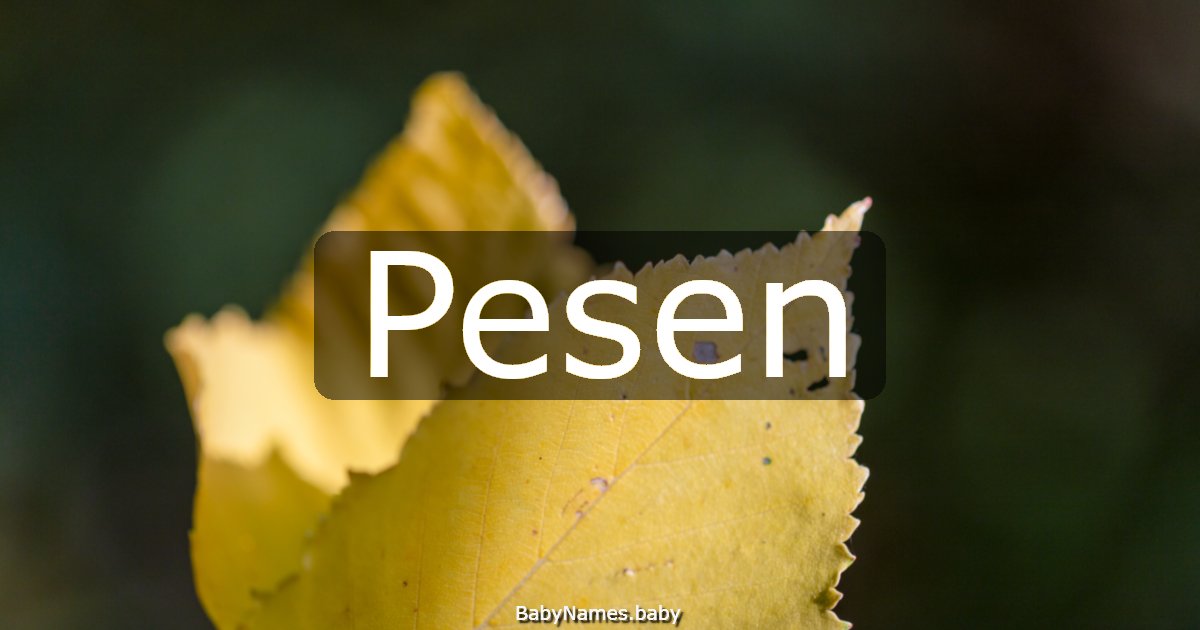 Pesen