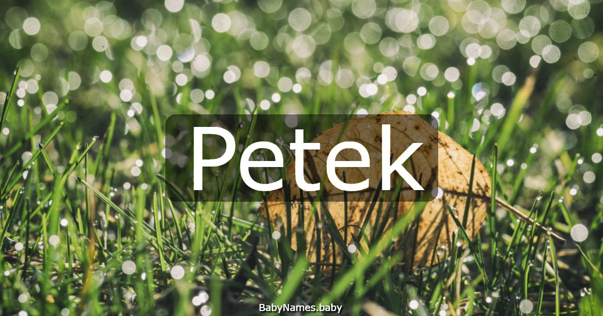 Petek