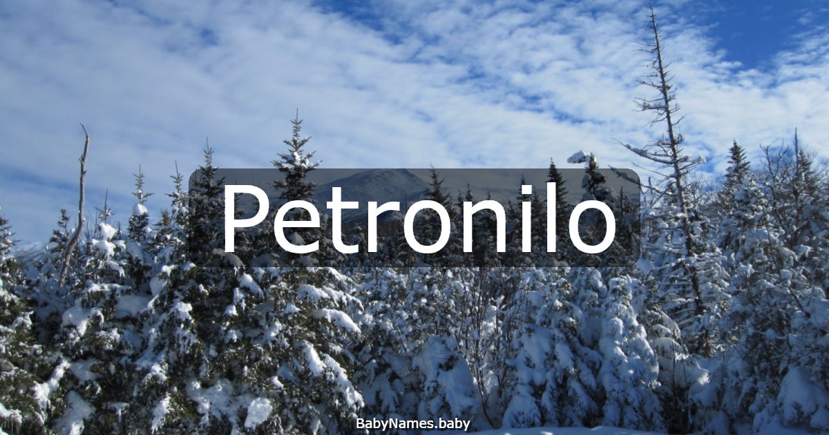 Petronilo
