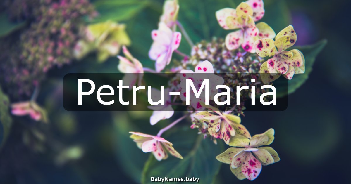 Petru-Maria