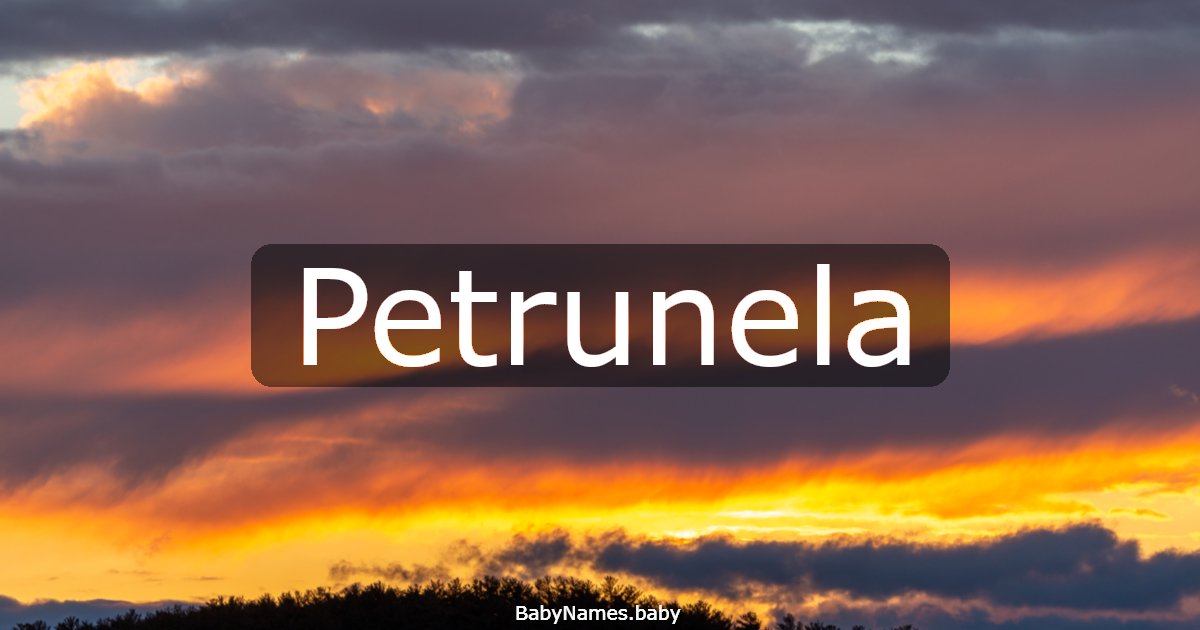 Petrunela