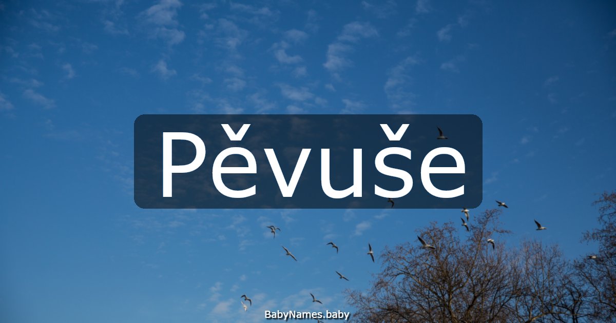 Pěvuše
