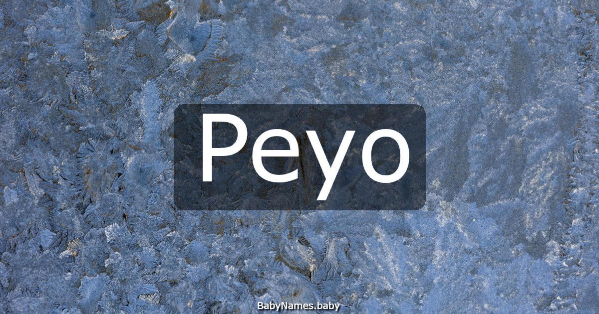 Peyo
