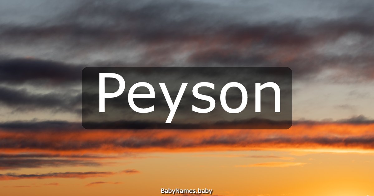 Peyson