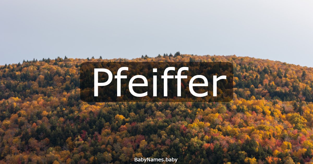 Pfeiffer