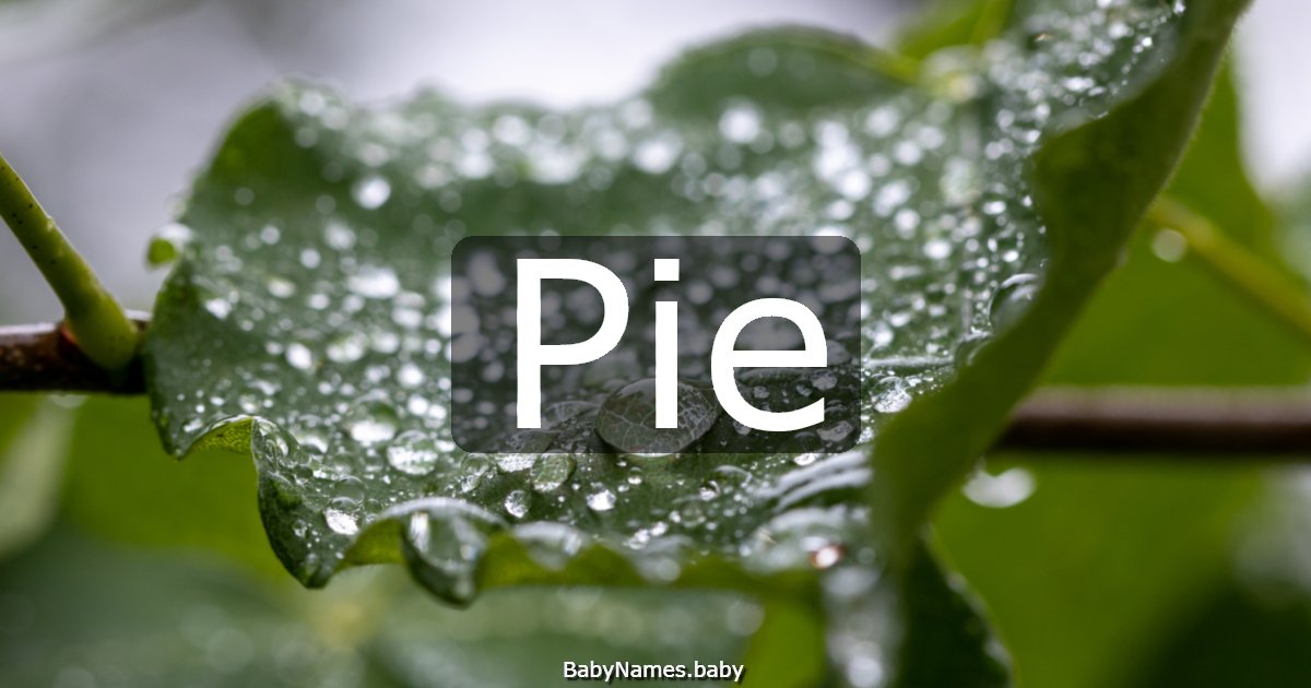 Pie
