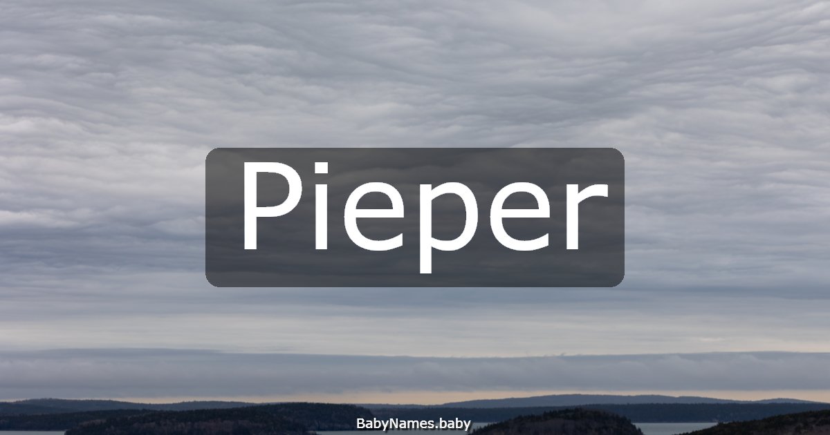 Pieper