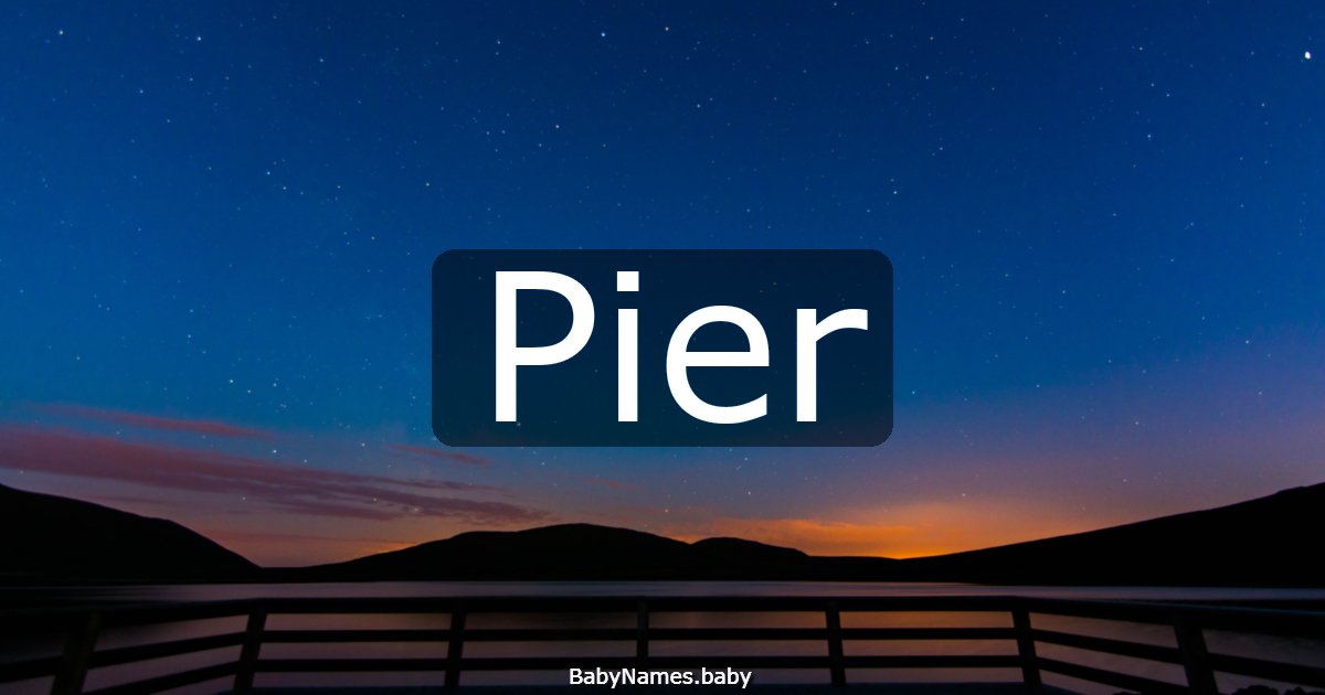 Pier