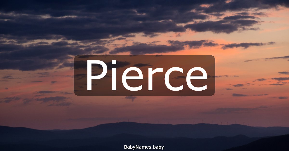Pierce