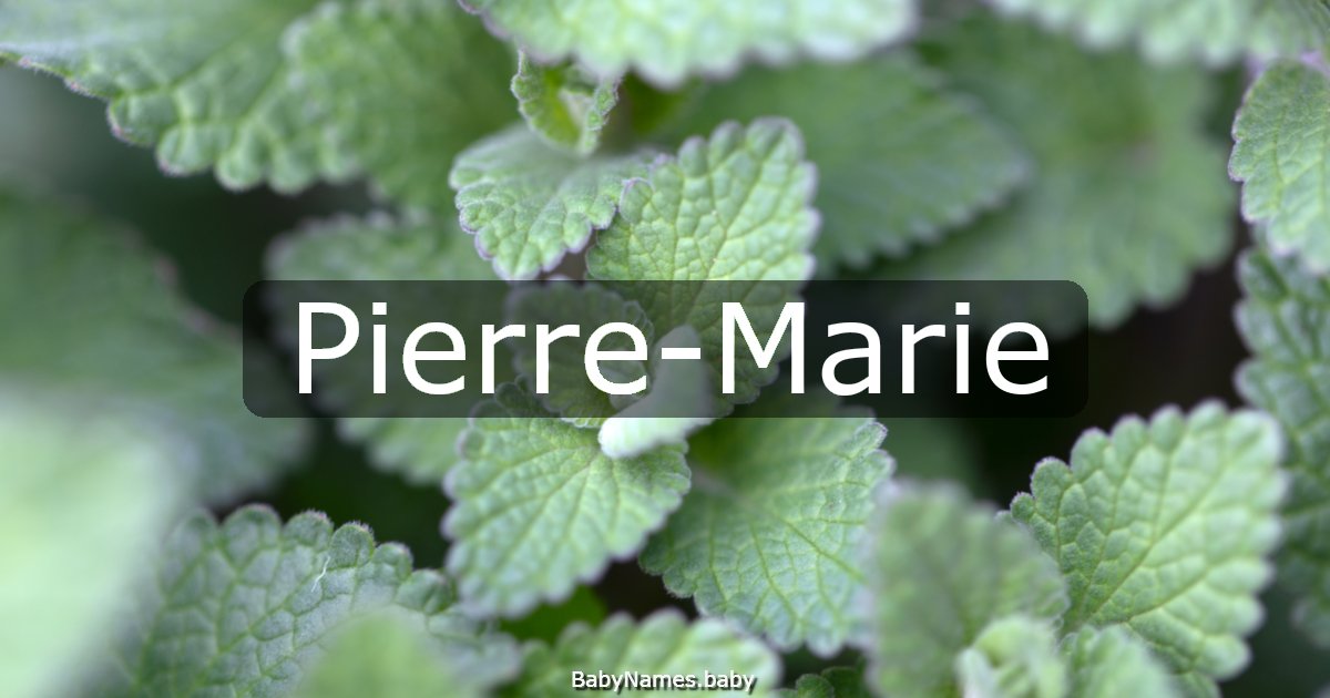 Pierre-Marie