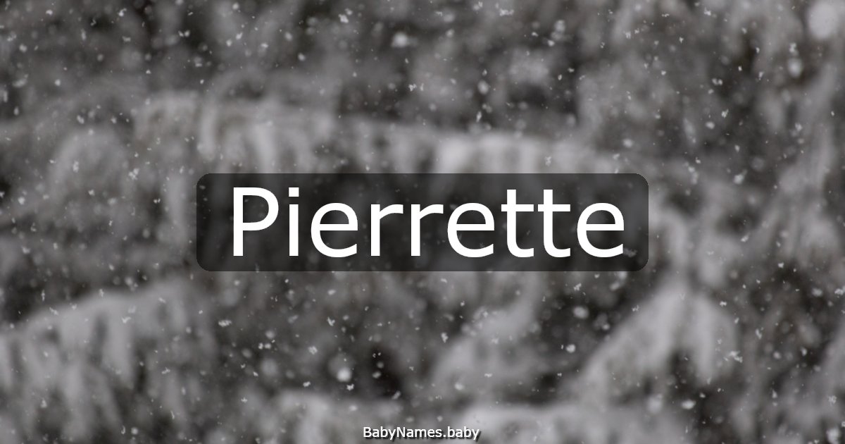 Pierrette