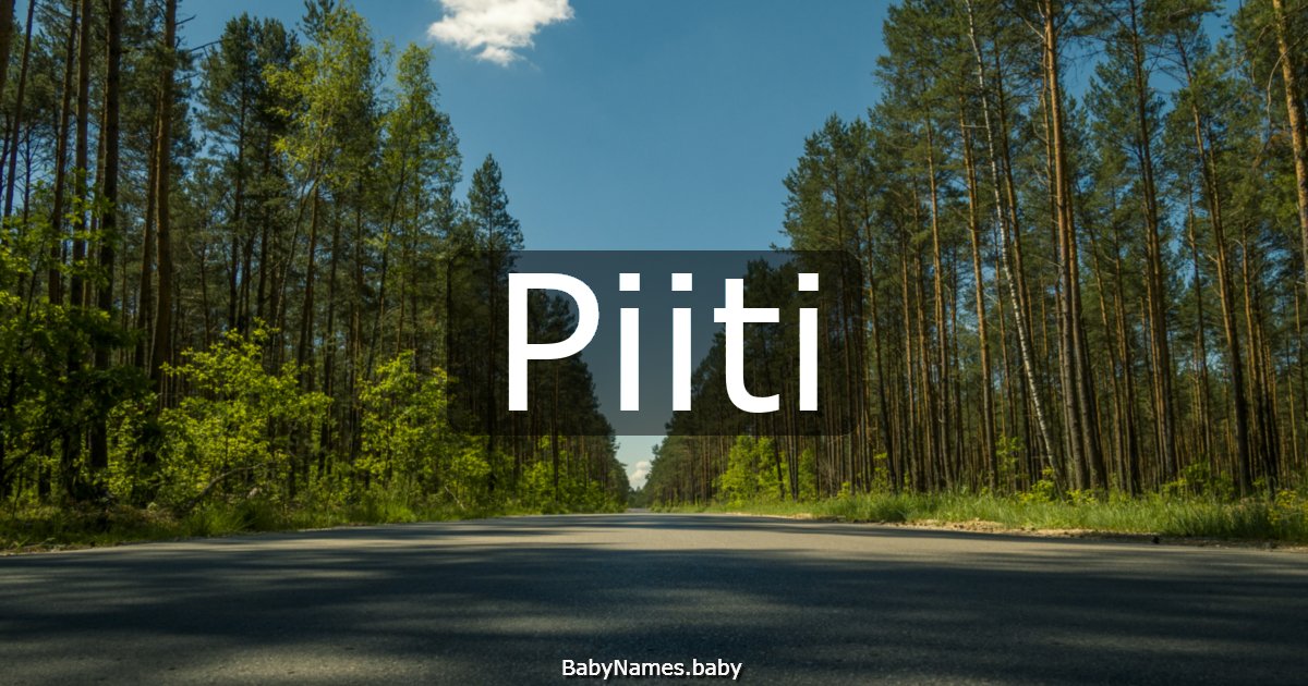 Piiti