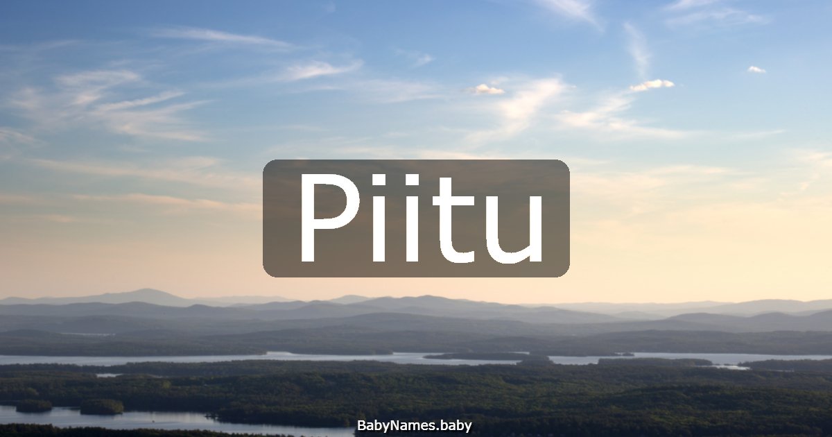 Piitu