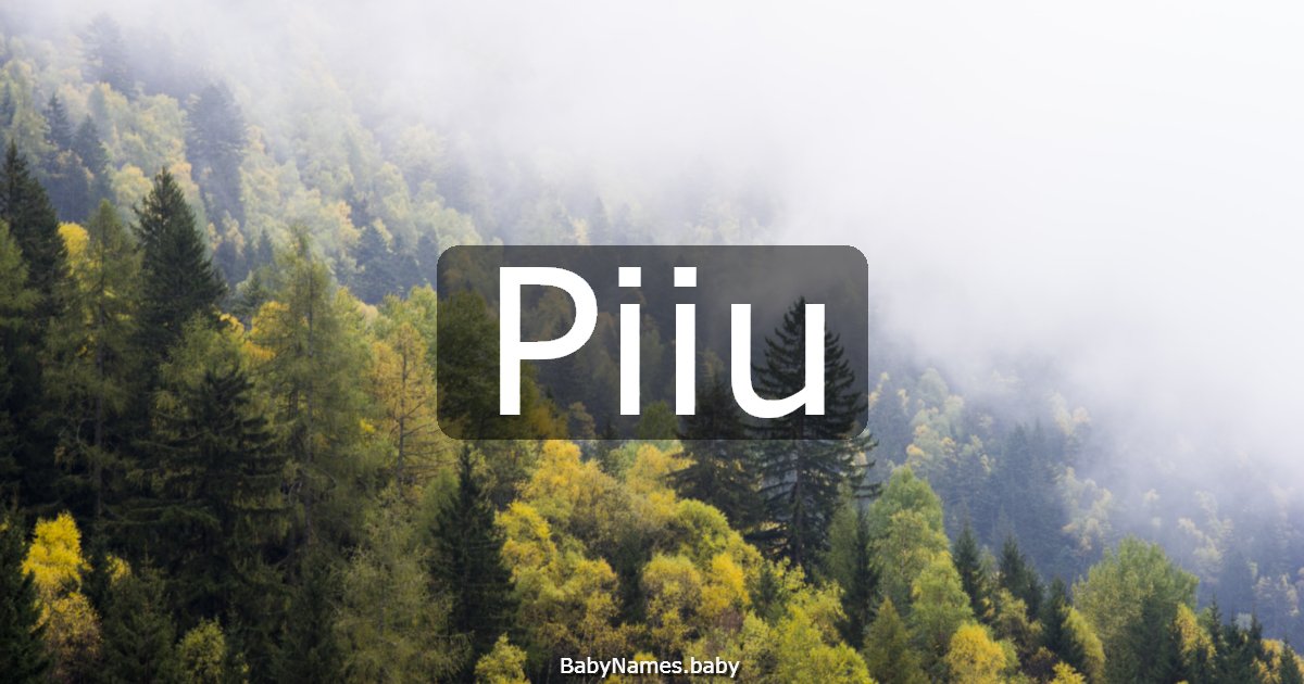 Piiu