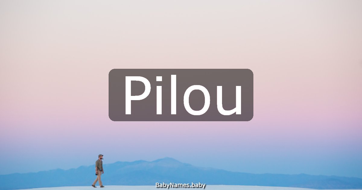 Pilou