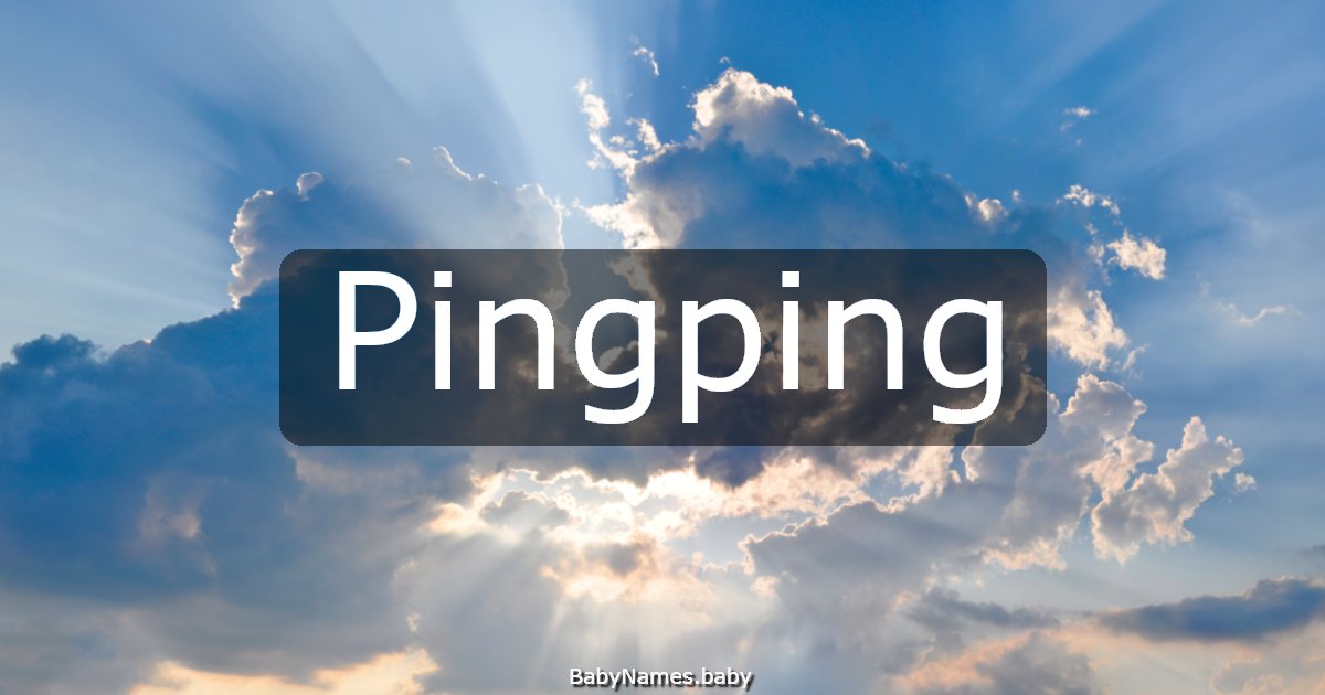 Pingping