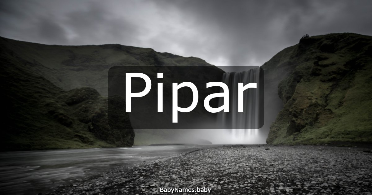 Pipar