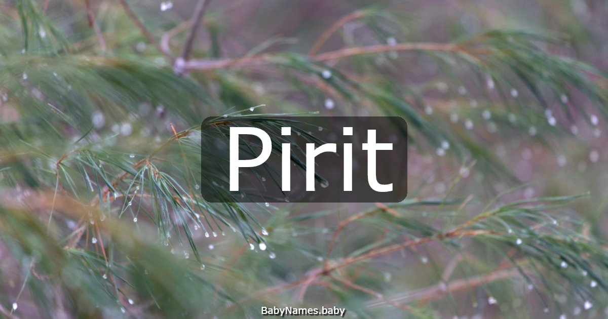 Pirit