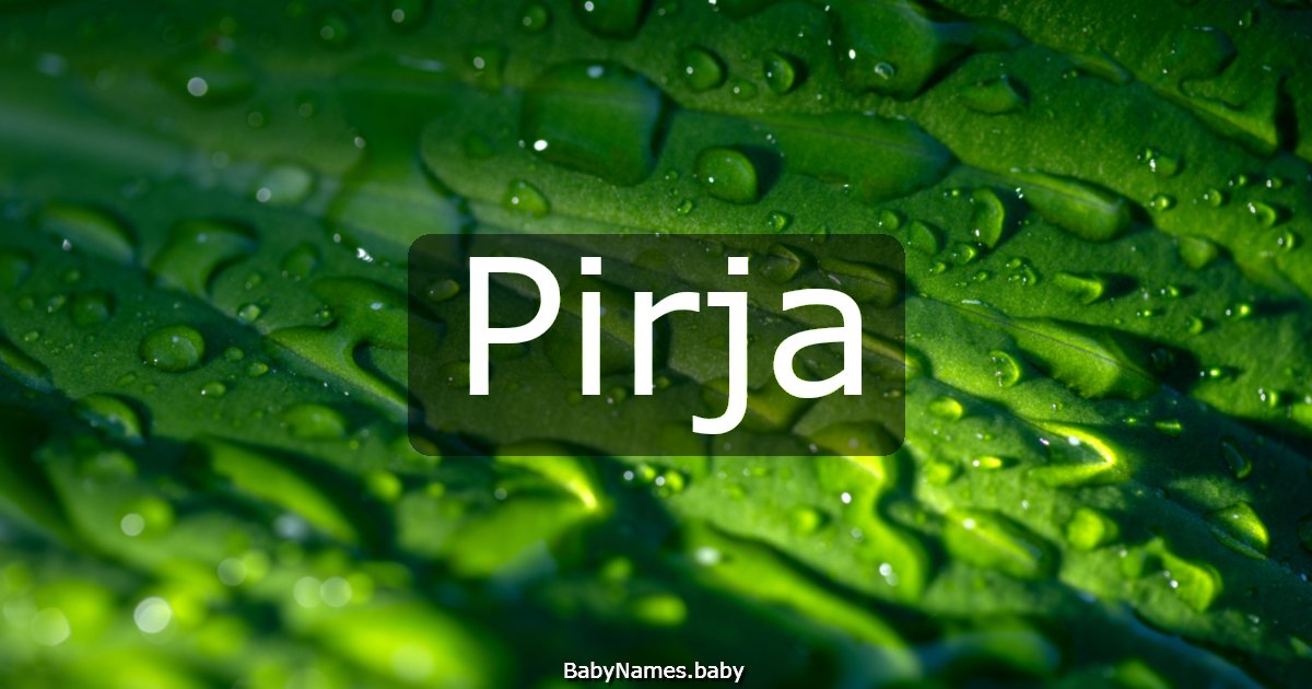 Pirja