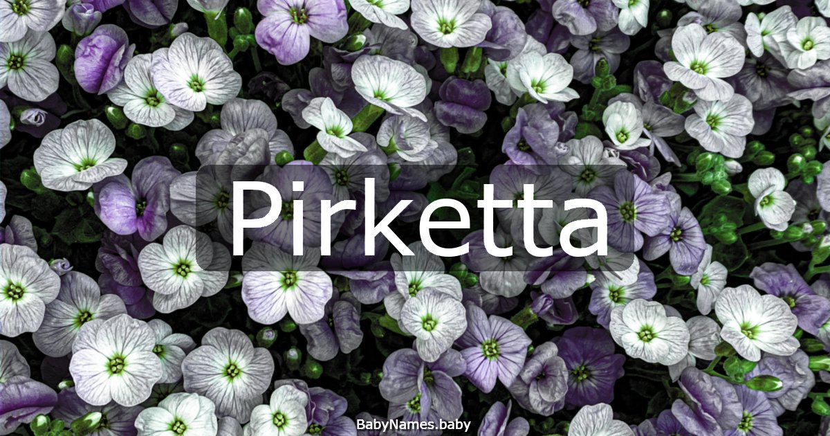 Pirketta