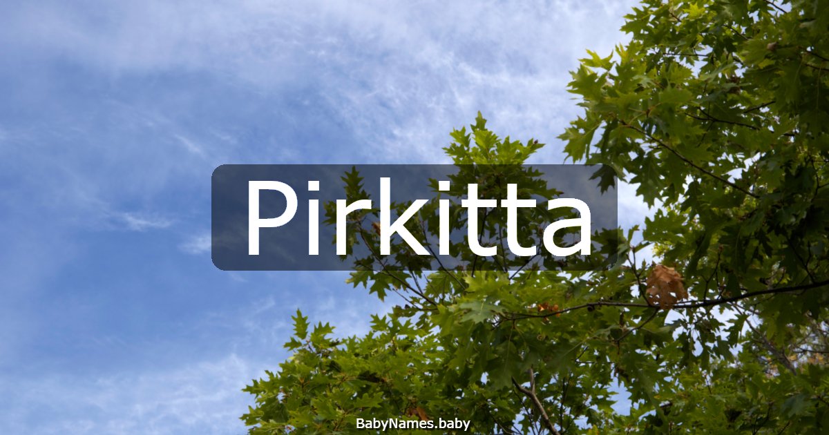Pirkitta