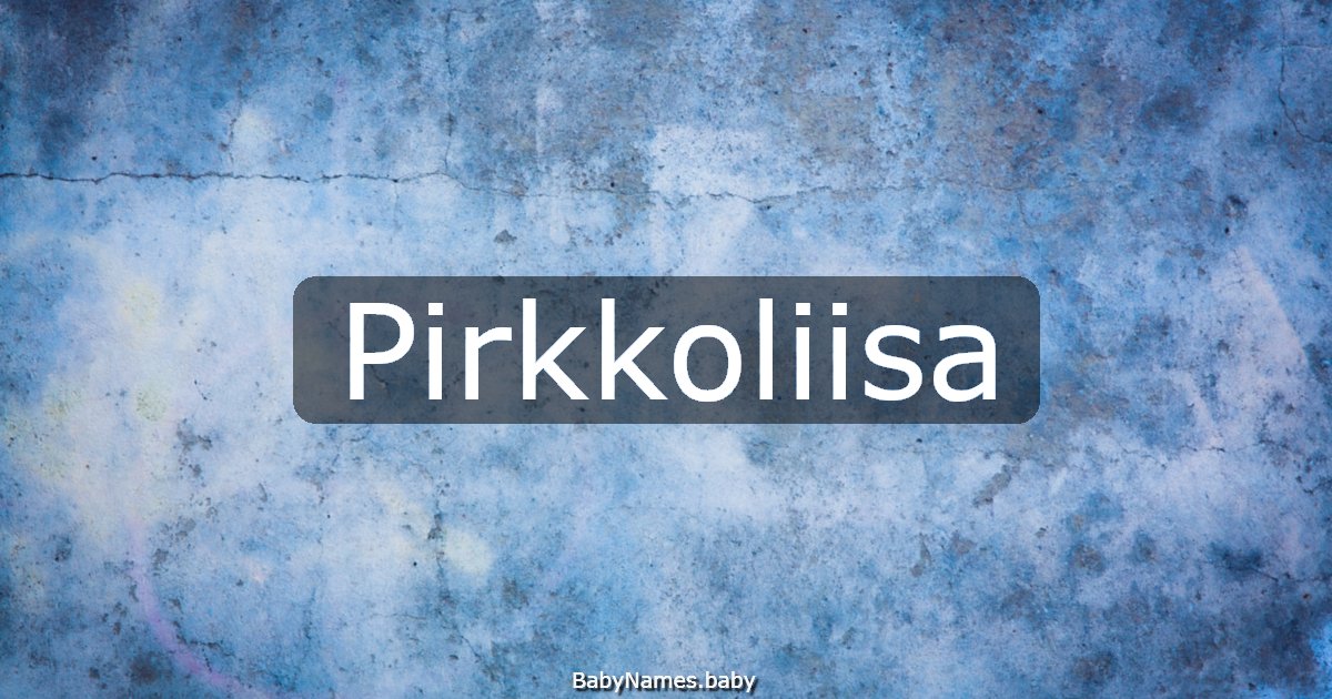 Pirkkoliisa