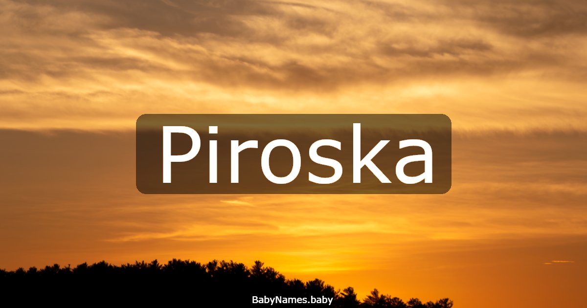 Piroska