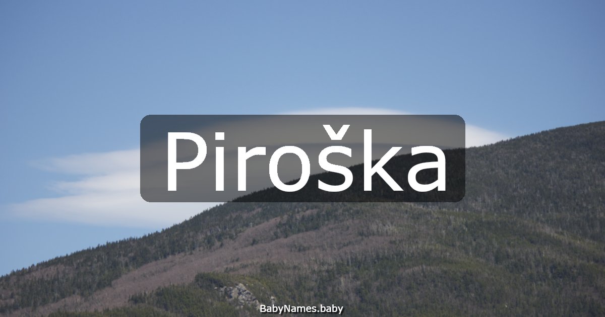 Piroška