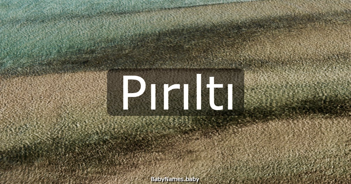 Pırıltı