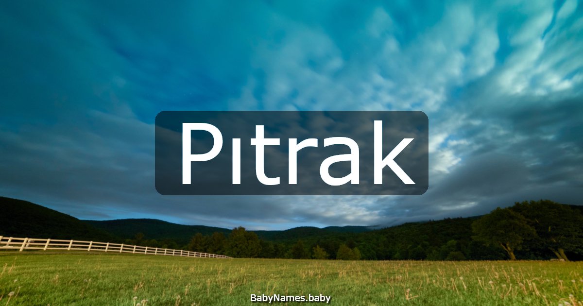 Pıtrak