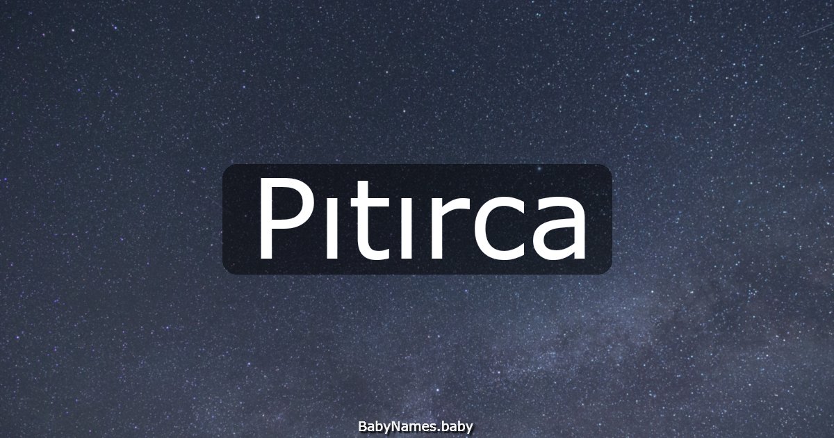Pıtırca