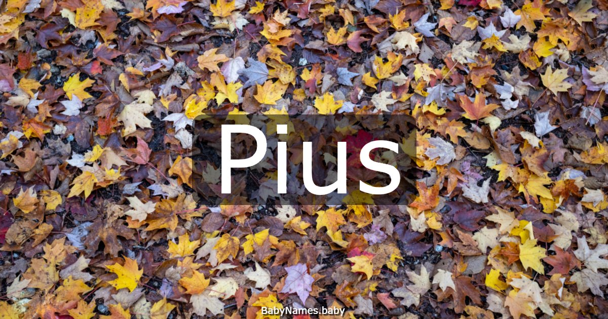Pius