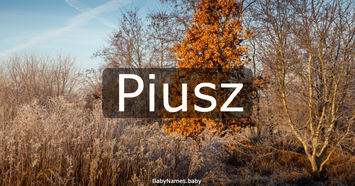 Piusz