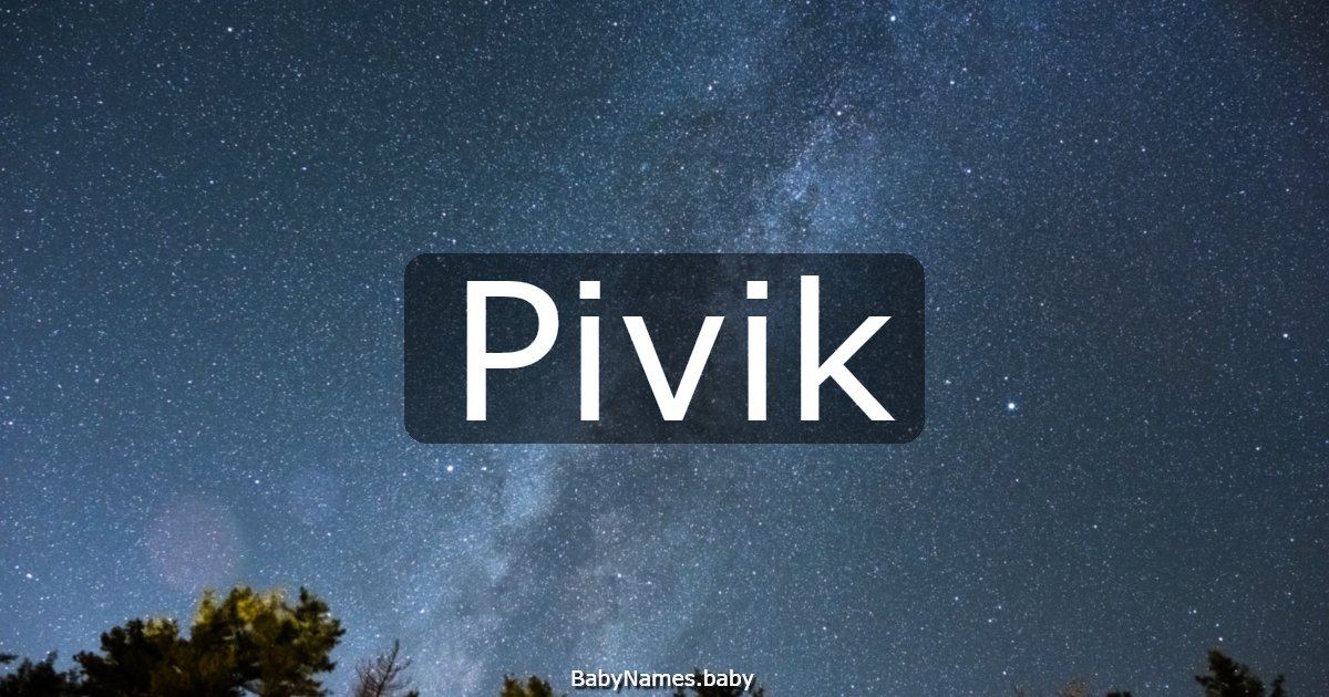 Pivik