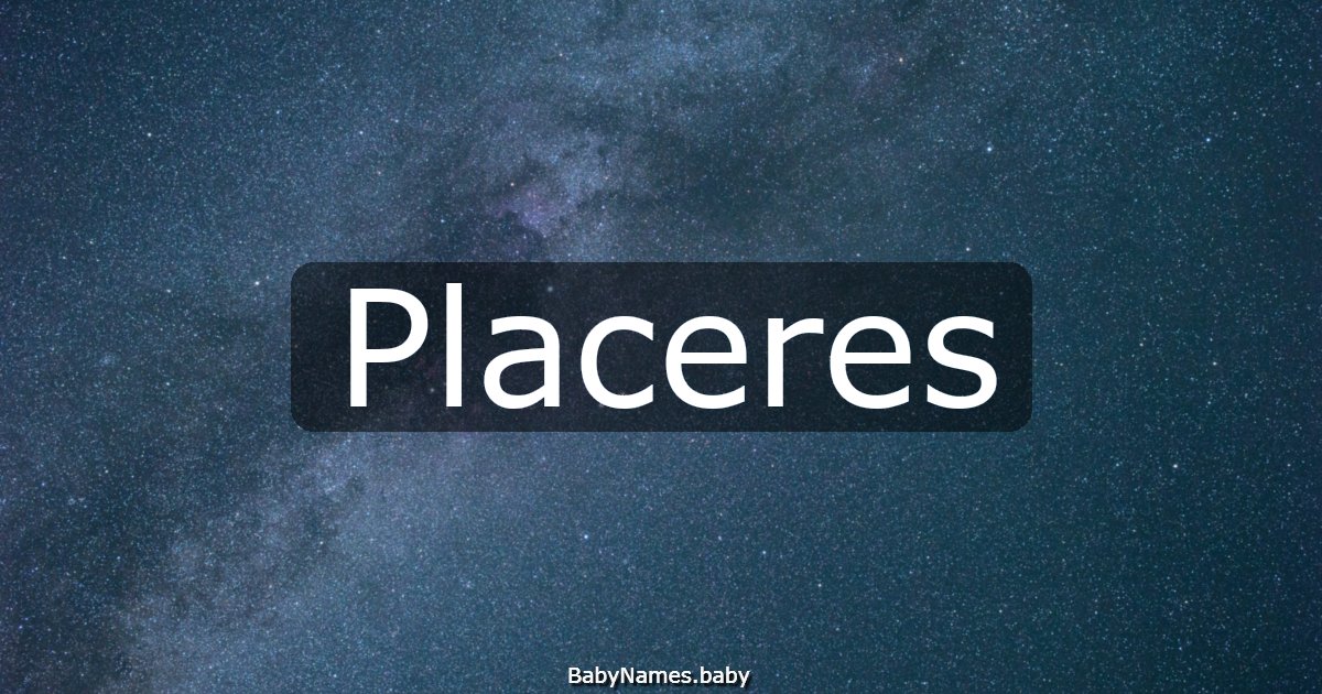 Placeres