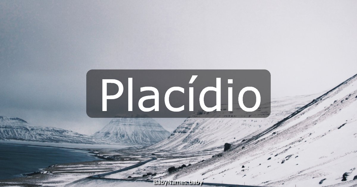 Placídio