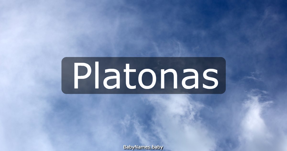 Platonas