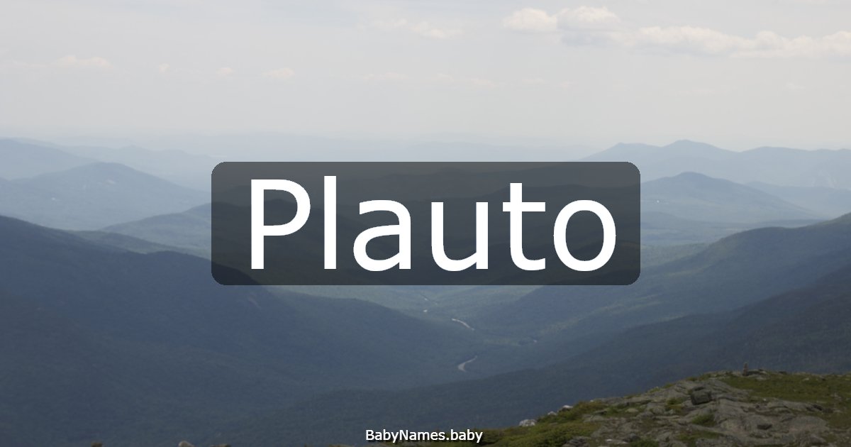 Plauto