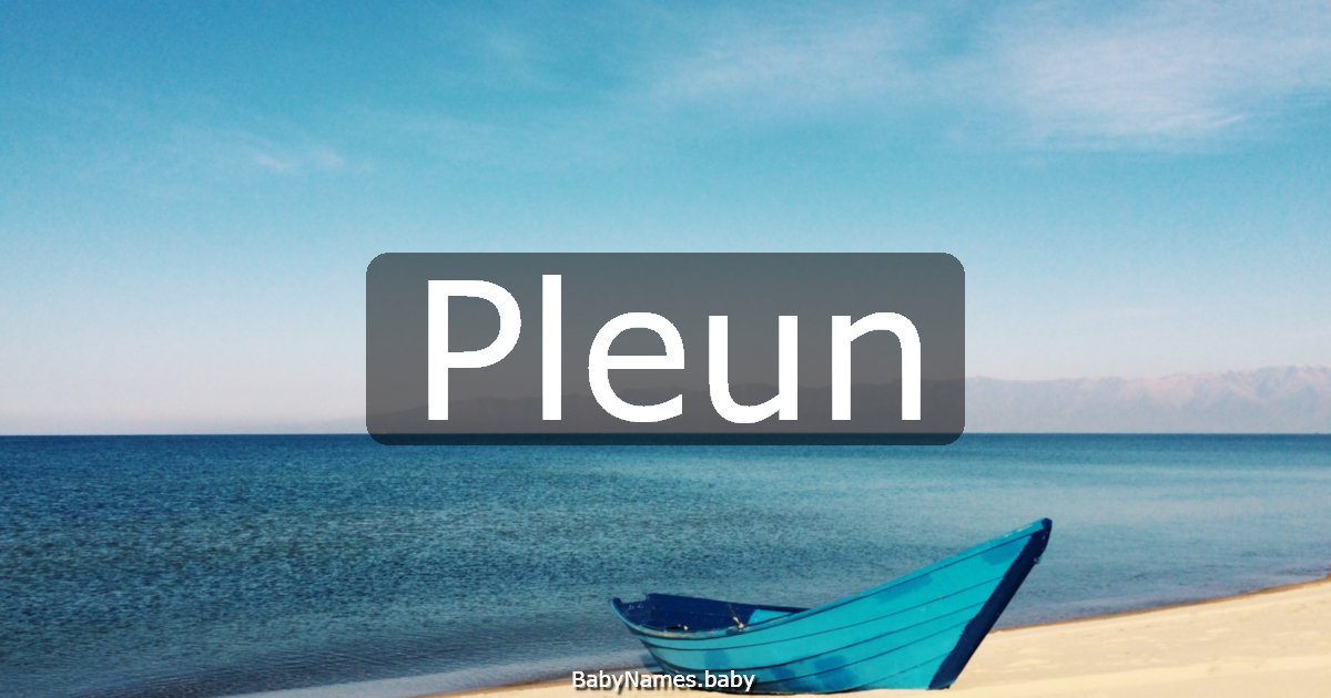 Pleun