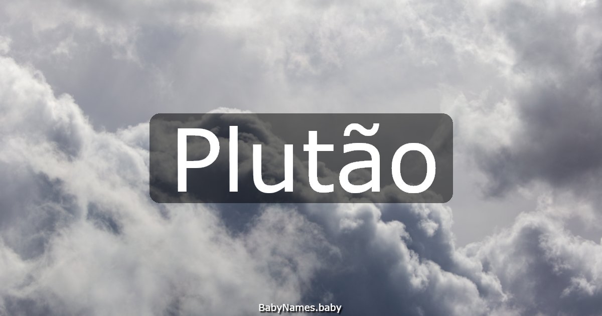 Plutão