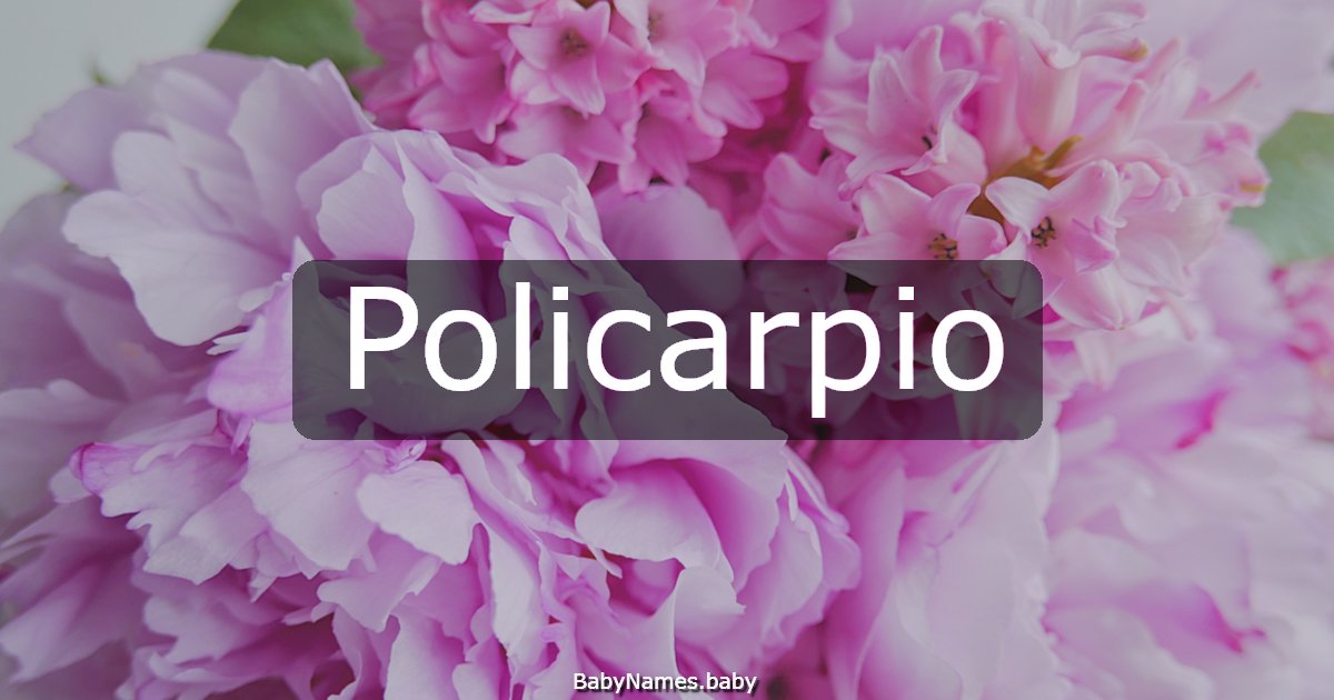 Policarpio